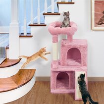 Best Pink Cat Trees Perches Scratchers You ll Love Wayfair